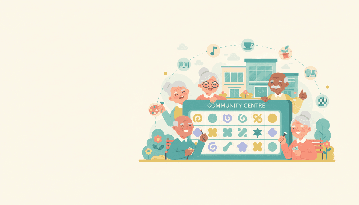 Senior Bingo Activities: 40+ Ideas for Elderly Care & Retirement Communities — header illustration