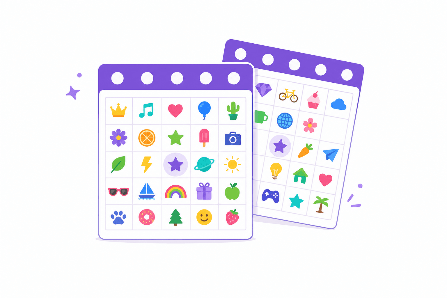 Illustration: generated bingo cards