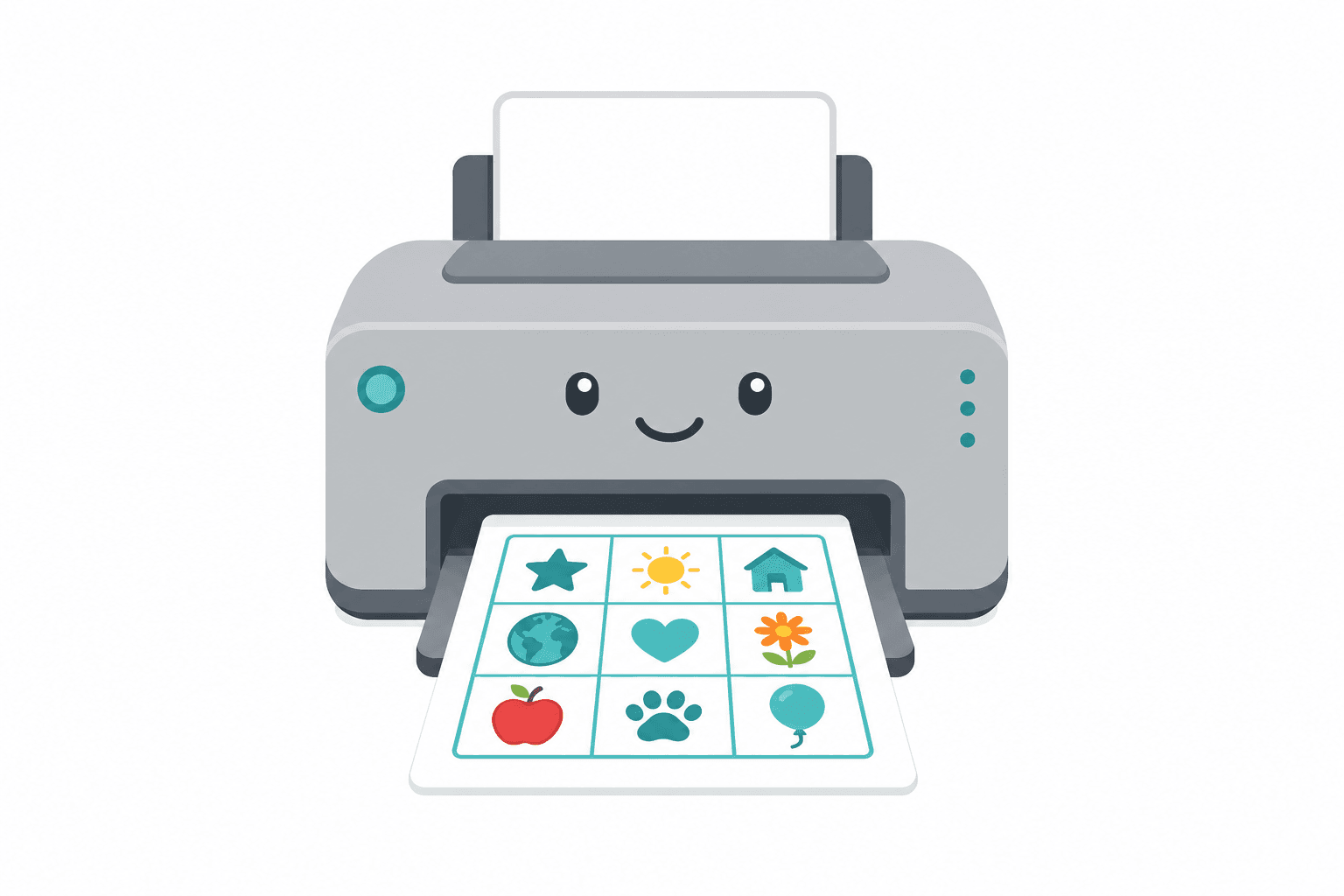 Illustration: printing bingo cards